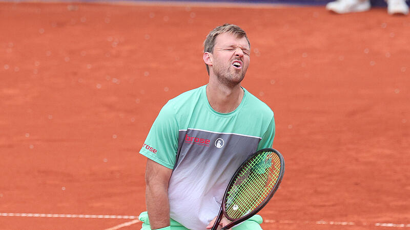 Das ging daneben: Der Coburger Kevin Krawietz ist mit seinem Doppelpartner Tim P&uuml;tz in Madrid in der ersten Runde ausgeschieden.