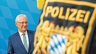 Pressekonferenz zu Gewalt gegen Polizeibeamte