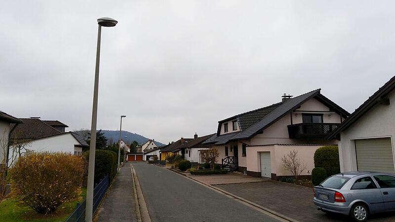 Blick in die Zuckmayerstraße in Neustadt Blick in die Zuckmayerstraße in Neustadt