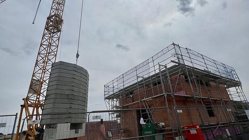 Schwierige Bedingungen: Ein Neubau in M&uuml;nchaurach.