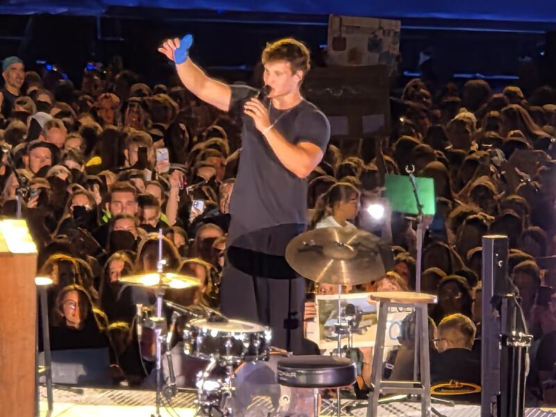 Wincent Weiss beim Open Air in Bad Kissingen