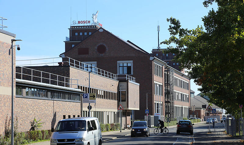 Das Hauptwerk der Firma Bosch in Bamberg: Der gr&ouml;&szlig;te Arbeitgeber der Stadt leidet unter der Autokrise.