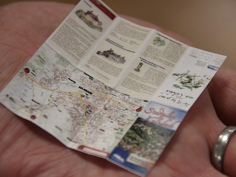 Wenn die Frage nach dem "Kleinen Stadtplan" kommt, sind die Mitarbeitenden der Tourist-Information vorbereitet.