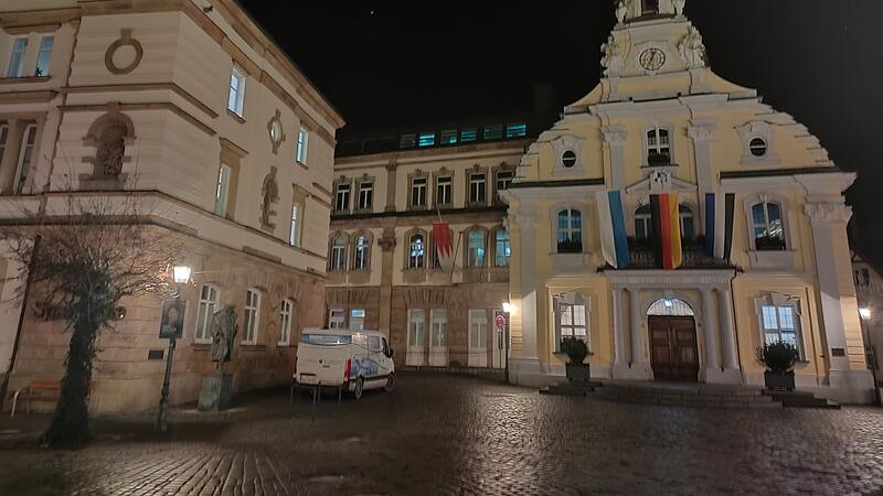 Kulmbach bei Nacht Januar 2025Kulmbach bei Nacht Januar 2025