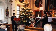 Ein besonderes Erlebnis f&uuml;r die Bewohner des Pflegeheims Schloss R&ouml;mershag: das Konzert einiger Musiker des Bayerischen Kammerorchesters.