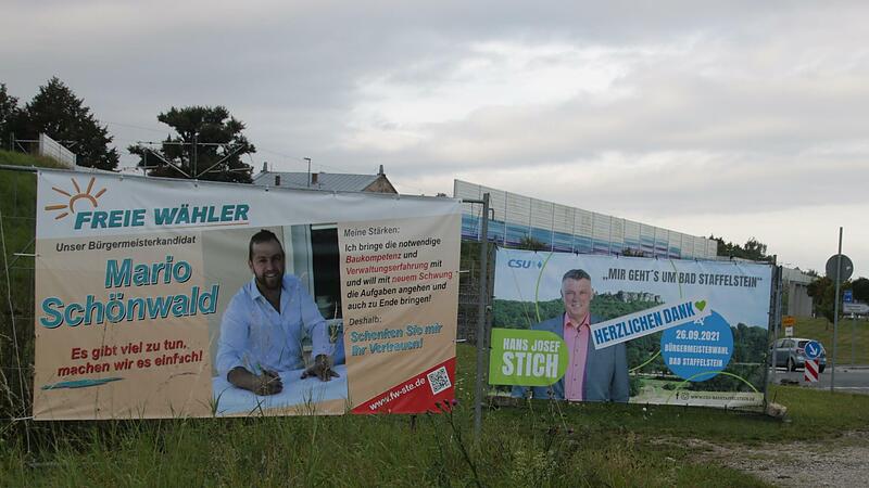 Am 10. Oktober kommt es zu einer Stichwahl um den Chefsessel im Staffelsteiner Rathaus zwischen Mario Sch&ouml;nwald und Hans Josef Stich.