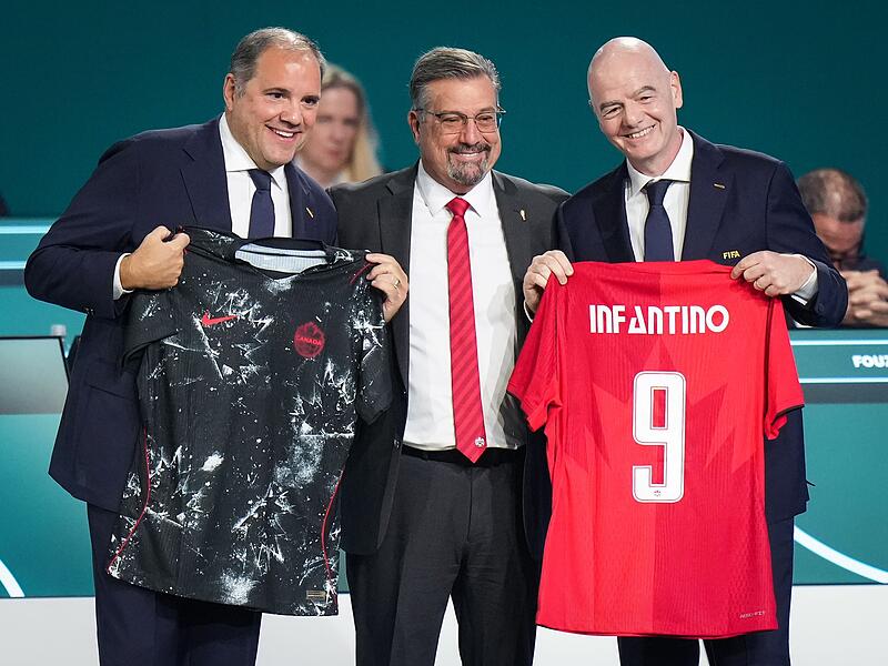 Victor Montagliani (l) und Gianni Infantino (r)