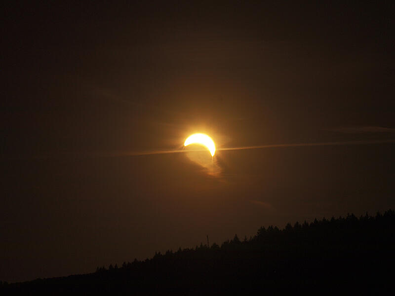 Die partielle Sonnenfinsternis über Bad BrückenauSonnenfinsternis 2026 Bad Brückenau Die partielle Sonnenfinsternis über Bad Brückenau
