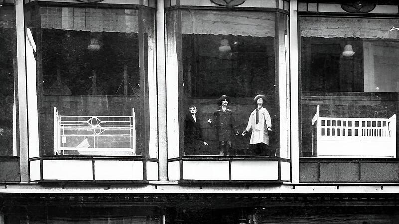 Spitalgasse 22 beherbergte einst das W&auml;schegesch&auml;ft Alkan.