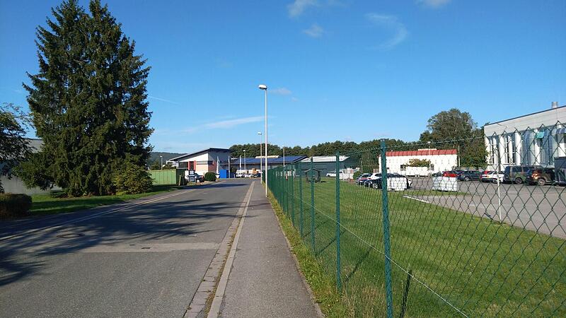 Blick in die R&ouml;ntgenstra&szlig;e in Neustadt