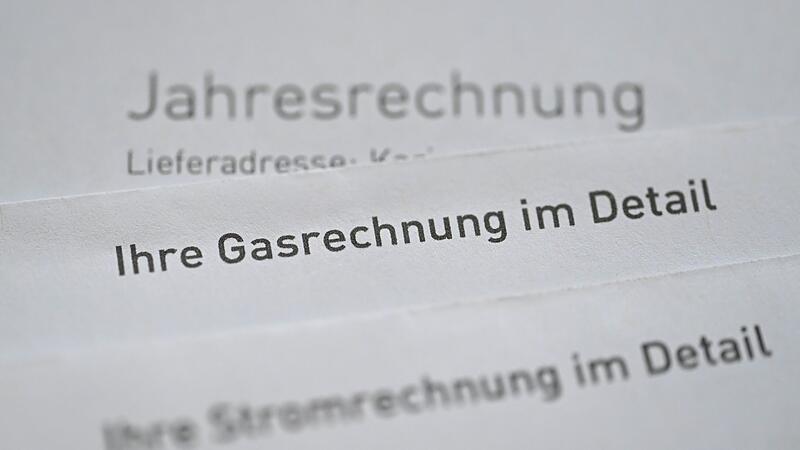 Gas- und Stromrechnung