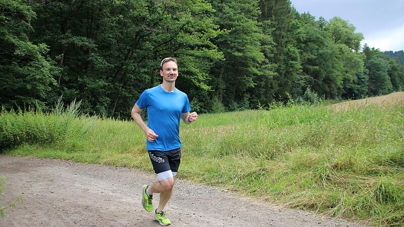 Viele Laufstrecken von Simon Moritz führen durch das Landschaftsschutzgebiet Kessel-Plosenberg.