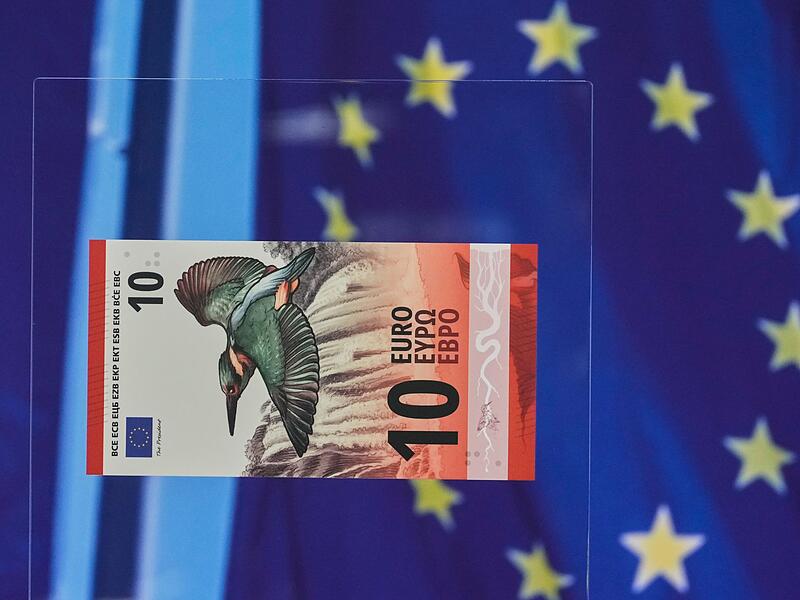 Vorstellung der Entw&uuml;rfe f&uuml;r die Euro-Banknoten