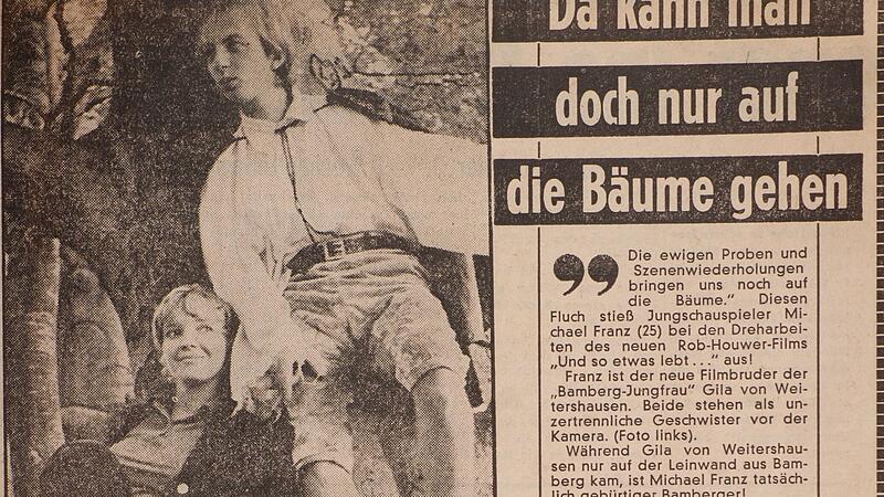 Ein alter Zeitungsausschnitt erzählt von Cleff III. als echter Bamberger in einem Verhoeven-Film.