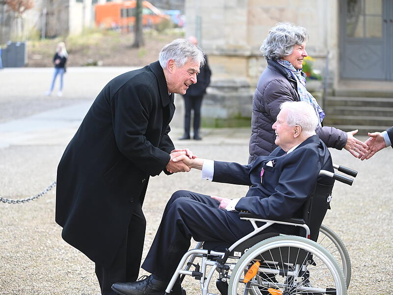 Gro&szlig;er Empfang in Coburg: Mehr als 200 geladene G&auml;ste gratulierten Andreas Prinz von Sachsen-Coburg und Gotha zum 80. Geburtstag.