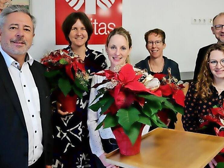 Die Stiftergemeinschaft der Sparkasse Forchheim (v.l.): Harald Reinsch, Simone Fahmy, Stephanie Kaufmann, Kathrin Reif, Silke Trautner und Peter Ehmann.