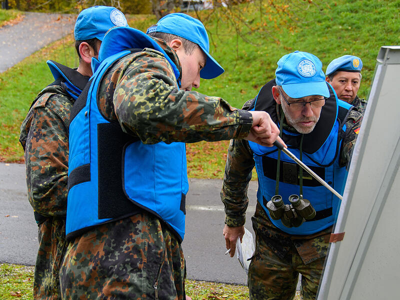 Übung Militärbeobachter der Vereinten Nationen