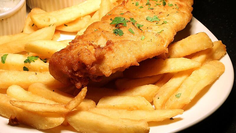 Nat&uuml;rlich d&uuml;rfen in einem Buch &uuml;ber die Kochgewohnheiten der Menschheit Fish&rsquo;n&rsquo;Chips nicht fehlen.
