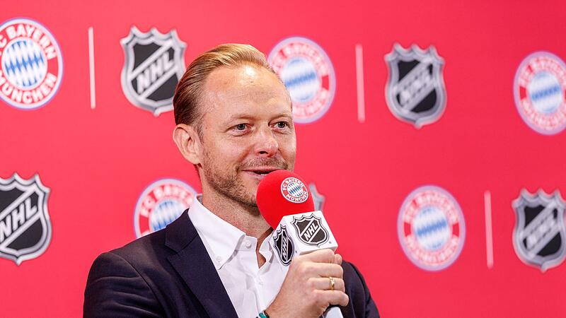 Eishockey, Fußball: Gemeinsame PK von FC Bayern und NHL Eishockey, Fußball: Gemeinsame PK von FC Bayern und NHL