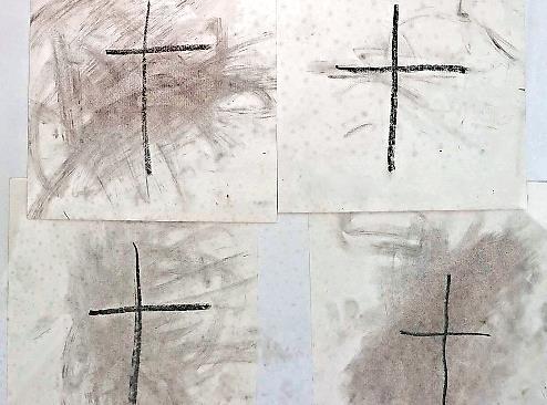 Das Aschenkreuz dieses Jahres. Das Aschenkreuz dieses Jahres.