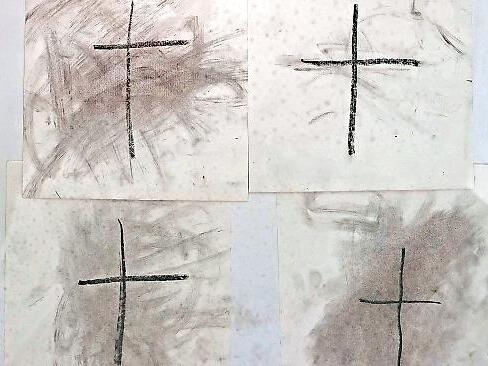 Das Aschenkreuz dieses Jahres.