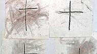 Das Aschenkreuz dieses Jahres.