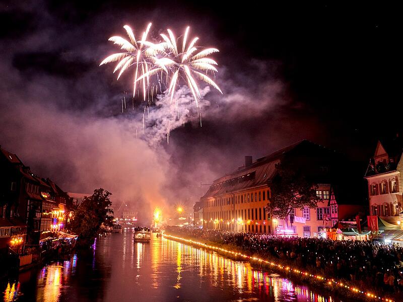 Feuerwerk f&uuml;r alle an Silvester in Bamberg