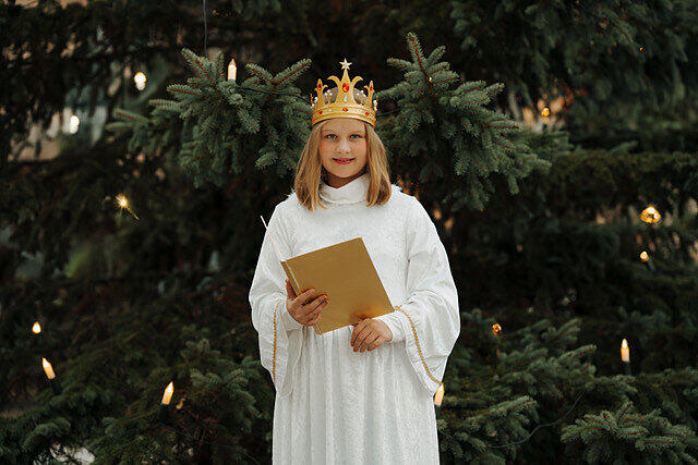 Das neue Christkind Franziska Frost wird den Weihnachtsmarkt in Waischenfeld eröffnen.