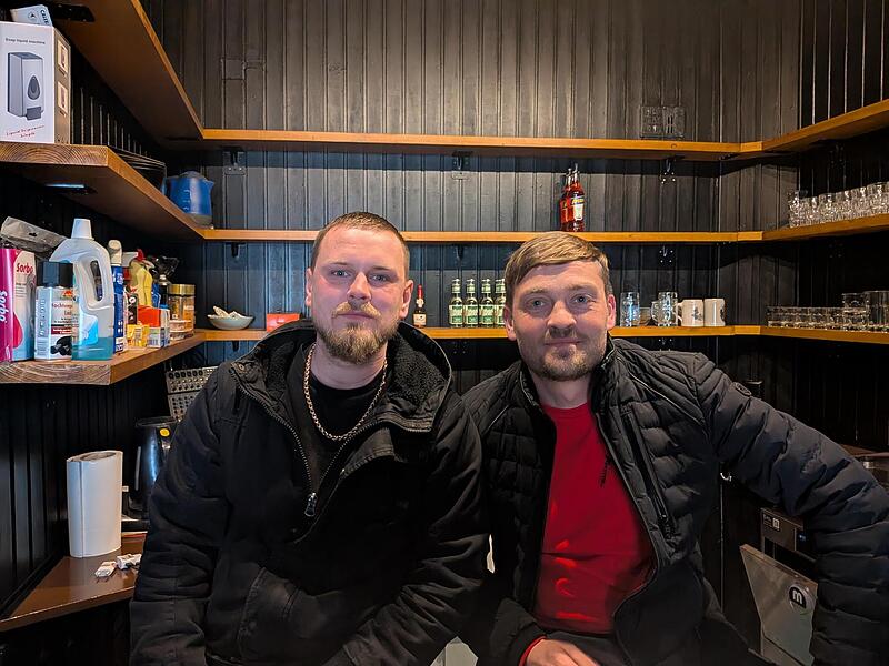 Neue Pächter Dennis Schadring und Dima Arnold Neue Pächter Dennis Schadring und Dima Arnold