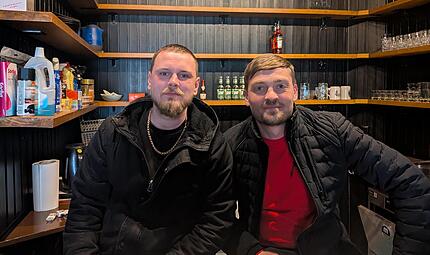 Neue Pächter Dennis Schadring und Dima Arnold Neue Pächter Dennis Schadring und Dima Arnold