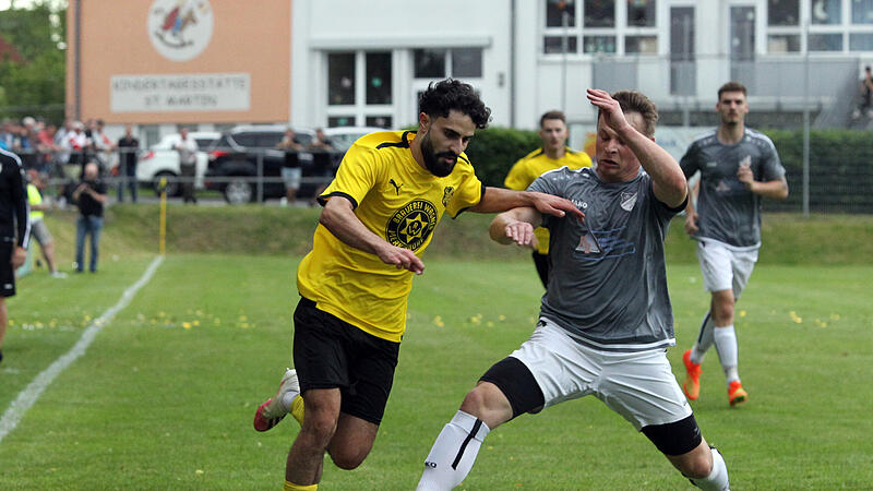 In der Bezirksliga-Saison noch torlos, hat Rabbie Khalil (l.) vergangene Saison in der Kreisklasse insgesamt 33 Tore f&uuml;r den SV Merkendorf erzielt.
