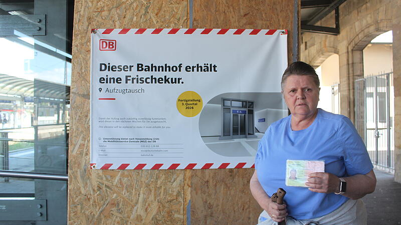 Aufzüge Bamberg Cornelia Lehrke ist schwer geh- und stehbehindert. Für die 69-Jährige ist der Ausfall des Aufzugs am Haupteingang ein Ärgernis.