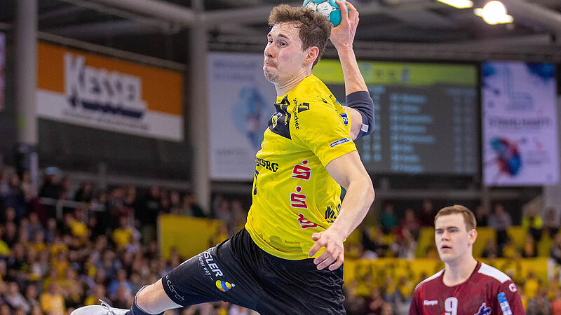 HSC-Kapit&auml;n Maximilian Jaeger (hier im Heimspiel gegen Potsdam) trifft am Samstag auf sein k&uuml;nftiges Team.
