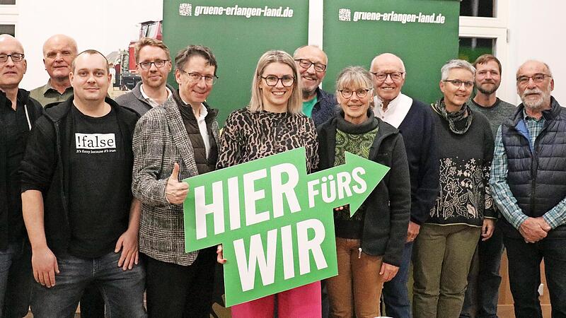 Die Grünen-Kandidaten in Hemhofen.