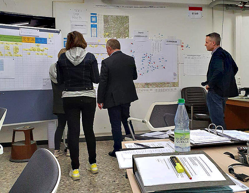 Lagebesprechung der Führungsgruppe Katastrophenschutz 2020 Lagebesprechung der Führungsgruppe Katastrophenschutz 2020