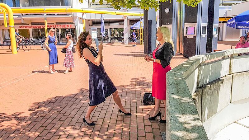 Videodreh bei 40 Grad im Schatten f&uuml;r die sozialen Medien.