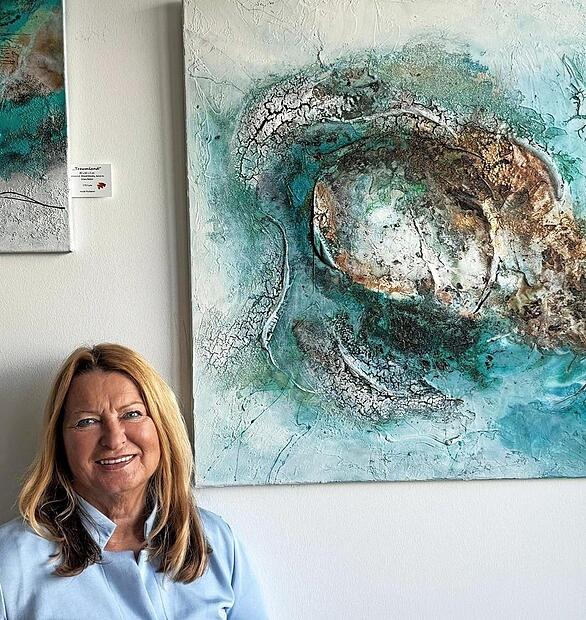 Heidi Pscherer arbeitet mit vielen Materialien.