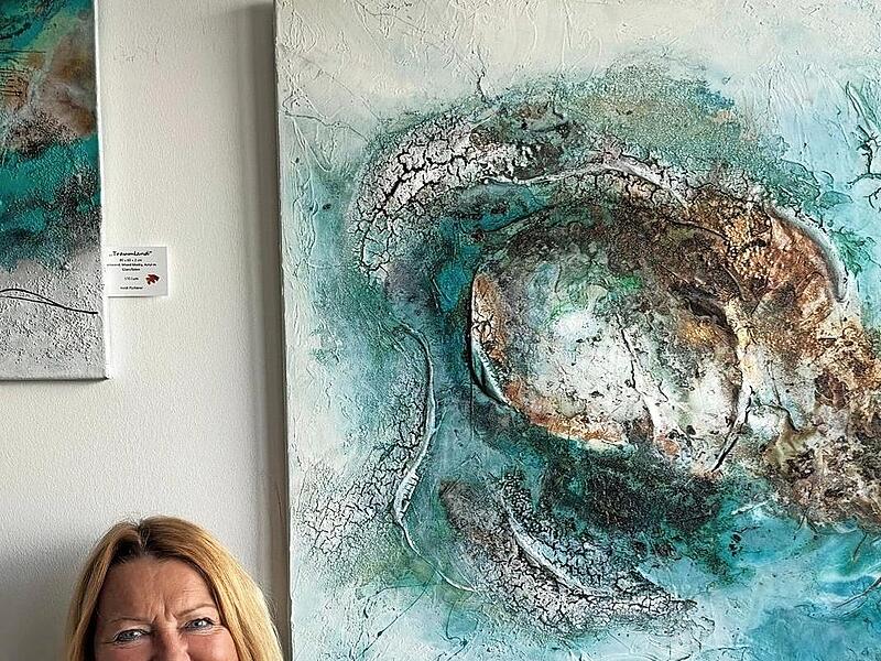 Heidi Pscherer arbeitet mit vielen Materialien.