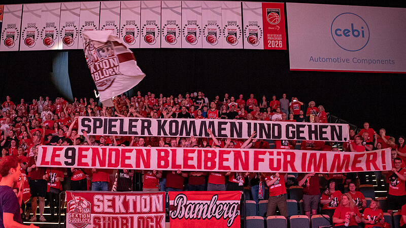 Die Bamberger Fans hatten eine besondere Botschaft f&uuml;r ihren Bamberger Jung.