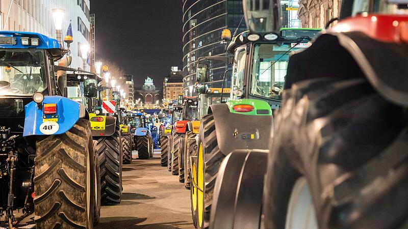 Bauerndemonstration in Brüssel Bauerndemonstration in Brüssel