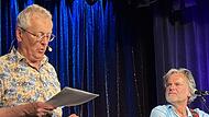 Tom Haydn (r.) und Helmut Haberkamm sind im Erlanger Theater Fifty-Fifty aufgetreten.