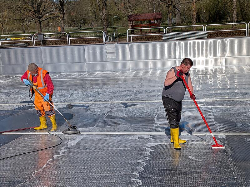 Die Saison im Mainleuser Freibad wird bald beginnen.