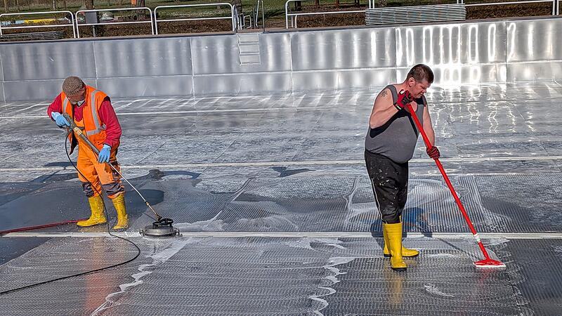 Die Saison im Mainleuser Freibad wird bald beginnen.