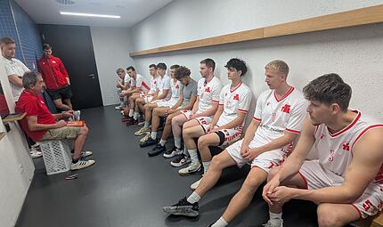 Die klaren Ansagen von TTL-Headcoach Stephan Harlander sind bekannt, hier vor der verlorenen Regionalliga-Generalprobe gegen die &bdquo;Zweite&ldquo; aus Jena.