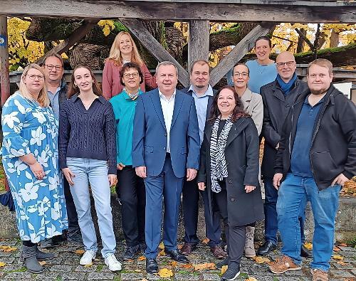 Die Gemeinderatskandidaten der Freien W&auml;hler Effeltrich.