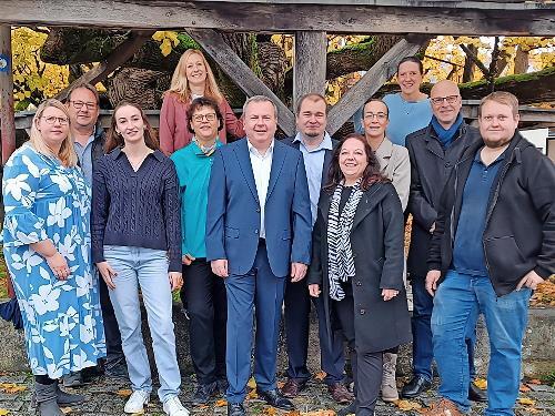 Die Gemeinderatskandidaten der Freien W&auml;hler Effeltrich.