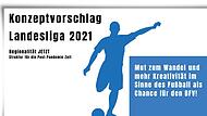 Das Titelbild des Konzepts: Ein Funktionärstrio hat seine Pläne  beim BFV  eingereicht und strebt eine oberfränkische Landesliga an.