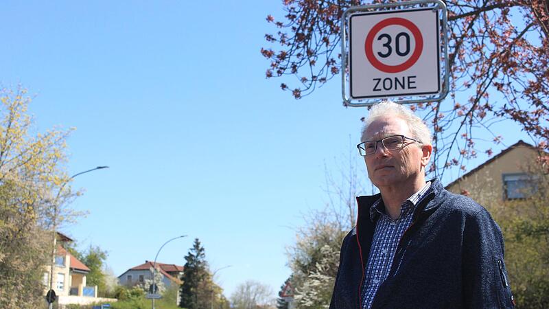F&uuml;r Norbert Baier ist zwar nicht gegen eine Tempolimit im Stadtosten. Die Umsetzung aber sei schwach, sagt er.