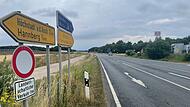 Die Staatsstraße 2240 bei Heßdorf: Wegen Bauarbeiten wird die Straße Richtung Dechsendorf voraussichtlich ab 21. Juli bis Mitte September gesperrt sein. Auch die Anschlussstellen zur A3 sind teilweise betroffen.