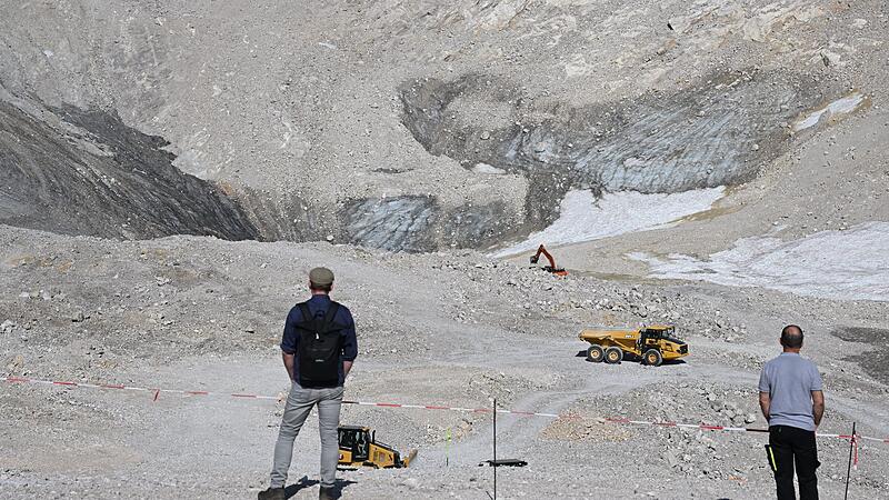 Hitze l&auml;sst Gletscher schrumpfen